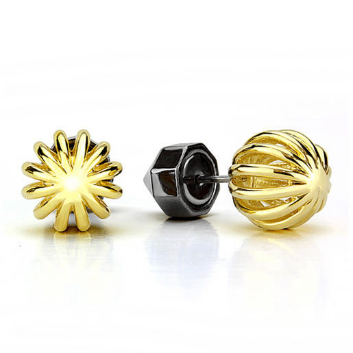 Picture of TK3298 - Stainless Steel Earrings IP Gold+ IP Black (Ion Plating) Women No Stone No Stone