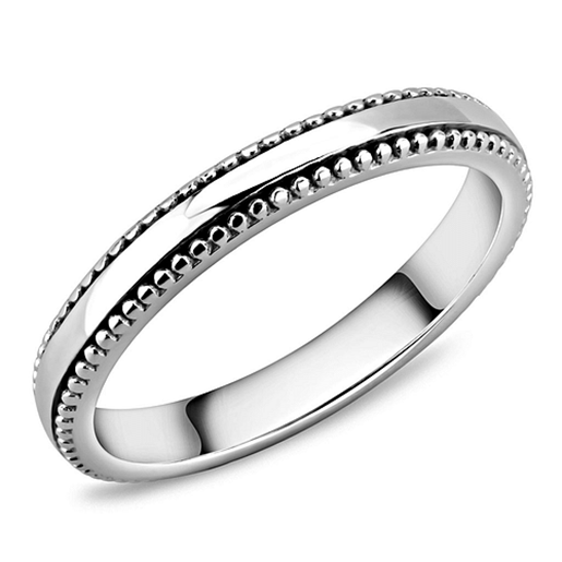 Picture of TK3503 - Stainless Steel Ring High polished (no plating) Women No Stone No Stone