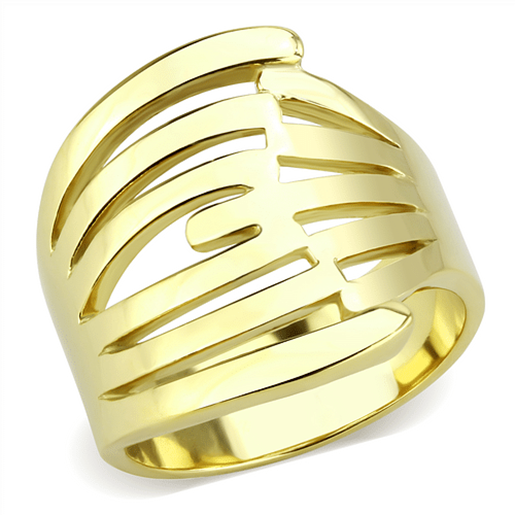 Picture of TK3717 - Stainless Steel Ring IP Gold(Ion Plating) Women No Stone No Stone