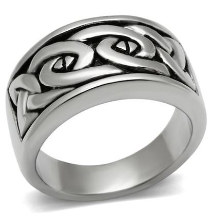 Foto de TK381 - Stainless Steel Ring High polished (no plating) Men No Stone No Stone