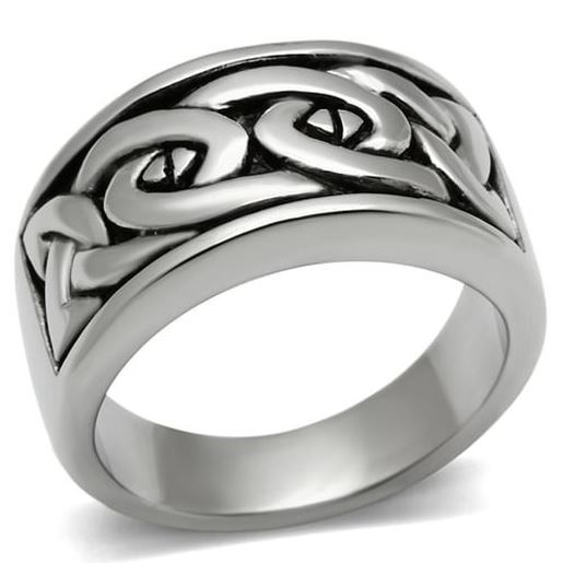 Picture of TK381 - Stainless Steel Ring High polished (no plating) Men No Stone No Stone