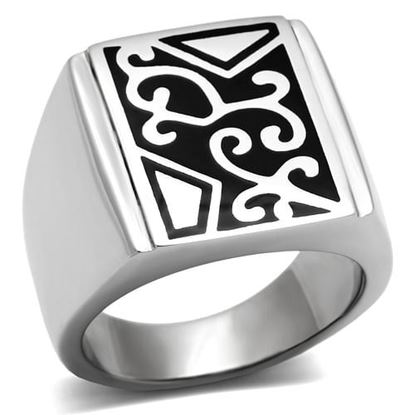 Picture of TK384 - Stainless Steel Ring High polished (no plating) Men No Stone No Stone