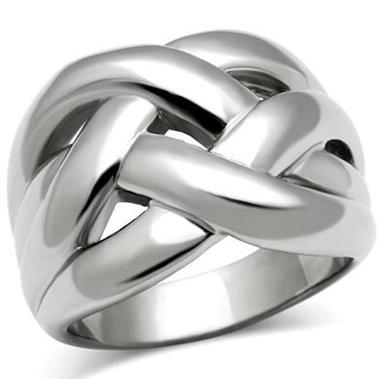 Picture of TK396 - Stainless Steel Ring High polished (no plating) Women No Stone No Stone