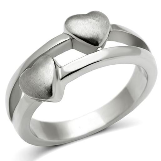 Picture of TK398 - Stainless Steel Ring High polished (no plating) Women No Stone No Stone