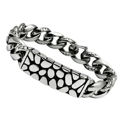 Picture of TK449 - Stainless Steel Bracelet High polished (no plating) Men No Stone No Stone