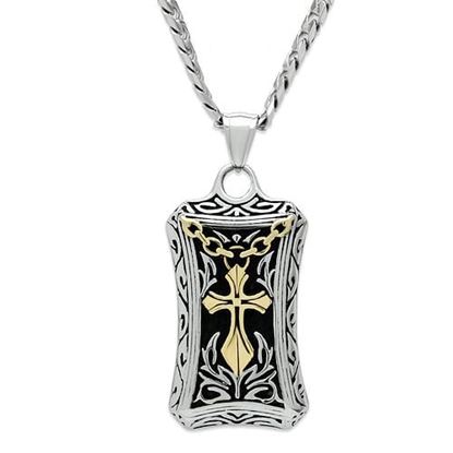 Picture of TK455 - Stainless Steel Chain Pendant Gold+Rhodium Men No Stone No Stone