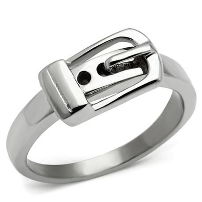 Picture of TK472 - Stainless Steel Ring High polished (no plating) Women No Stone No Stone