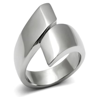 Picture of TK516 - Stainless Steel Ring High polished (no plating) Women No Stone No Stone