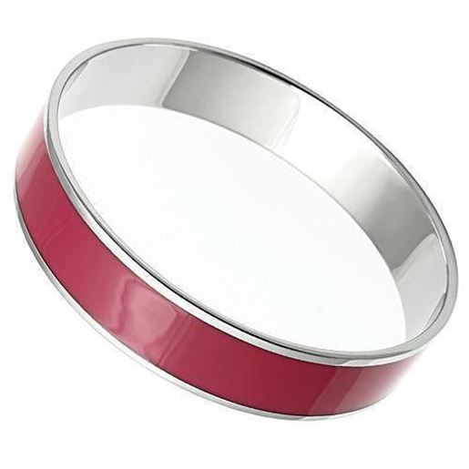 Picture of TK530 - Stainless Steel Bangle High polished (no plating) Women Epoxy Siam