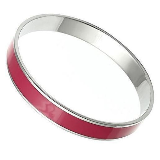 Picture of TK534 - Stainless Steel Bangle High polished (no plating) Women Epoxy Siam