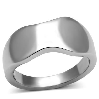 Picture of TK618 - Stainless Steel Ring High polished (no plating) Women No Stone No Stone