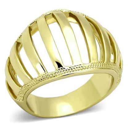 Picture of TK858 - Stainless Steel Ring IP Gold(Ion Plating) Women No Stone No Stone