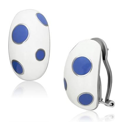 Picture of TK900 - Stainless Steel Earrings High polished (no plating) Women Epoxy Multi Color