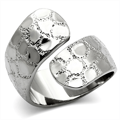 Picture of TK936 - Stainless Steel Ring High polished (no plating) Women No Stone No Stone