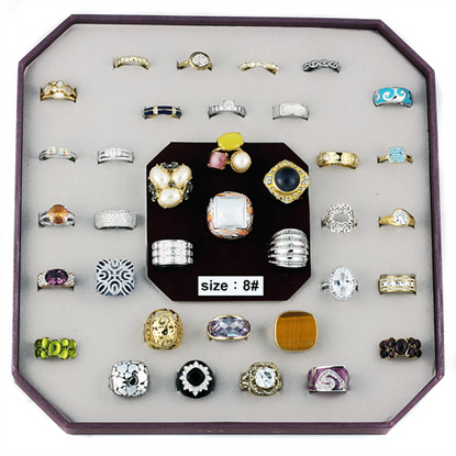 Picture of VK-014-SIZE8 - Brass Ring Assorted Women Assorted Assorted