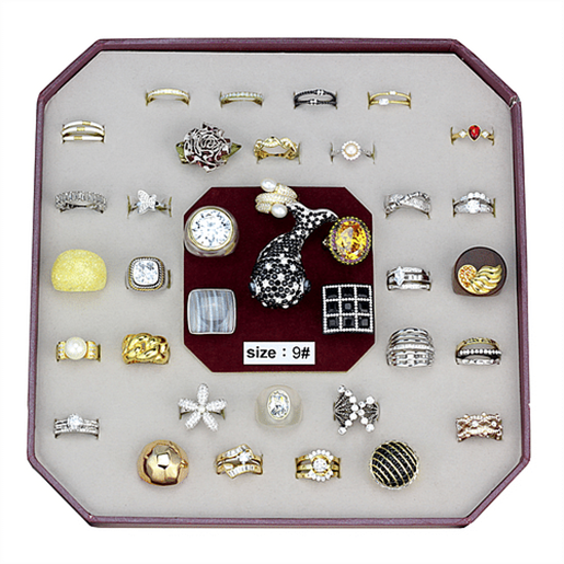 Picture of VK-024-SIZE9 - Brass Ring Assorted Women Assorted Assorted