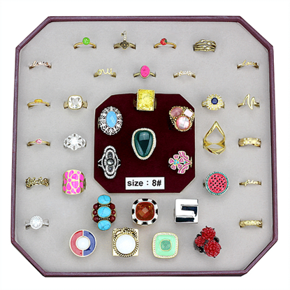 Picture of VK-037-SIZE8 - Brass Ring Assorted Women Assorted Assorted