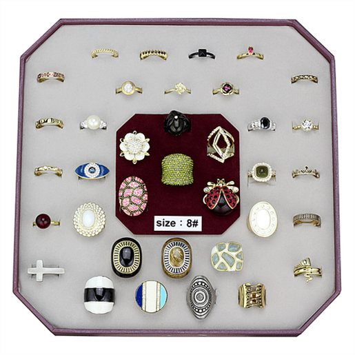 Picture of VK-042-SIZE8 - Brass Ring Assorted Women Assorted Assorted