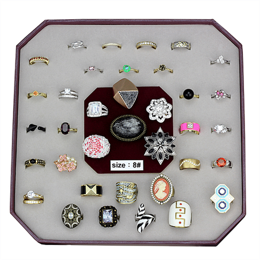 Picture of VK-044-SIZE8 - Brass Ring Assorted Women Assorted Assorted