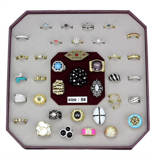 Picture of VK-047-SIZE8 - Brass Ring Assorted Women Assorted Assorted