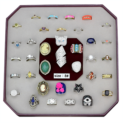 Picture of VK-055-SIZE8 - Brass Ring Assorted Women Assorted Assorted