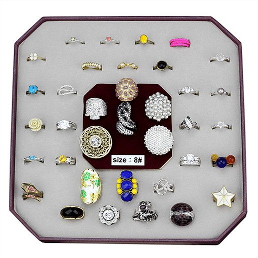 Picture of VK-057-SIZE8 - Brass Ring Assorted Women Assorted Assorted