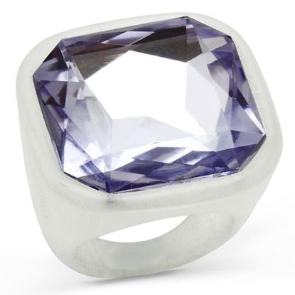 Picture of VL013 - Resin Ring N/A Women Synthetic Light Amethyst