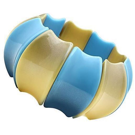 Picture of VL040 - Resin Bracelet N/A Women Synthetic Multi Color