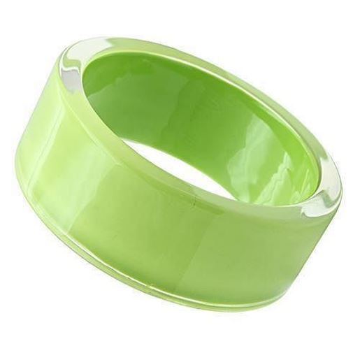 Picture of VL041 - Resin Bangle N/A Women Synthetic Peridot