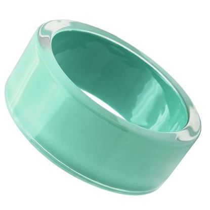 Picture of VL044 - Resin Bangle N/A Women Synthetic Emerald