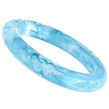 Picture of VL052 - Resin Bangle N/A Women No Stone Capri Blue