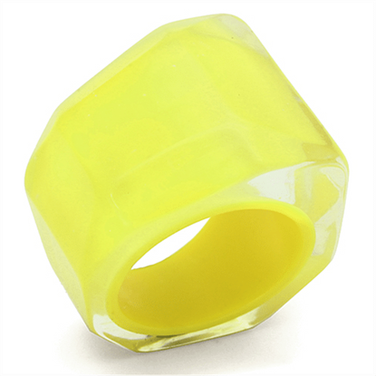 Picture of VL096 - Resin Ring N/A Women No Stone Citrine Yellow