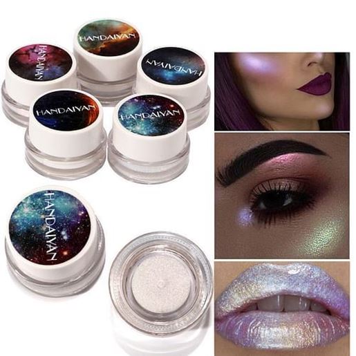 Picture of 6 Colors Face Shimmer Highlighters Cream Pressed Loose Powder Makeup Colorful