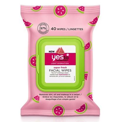Изображение YES TO FACE WIPES WTRMLN ( 3 X 40 CT   )