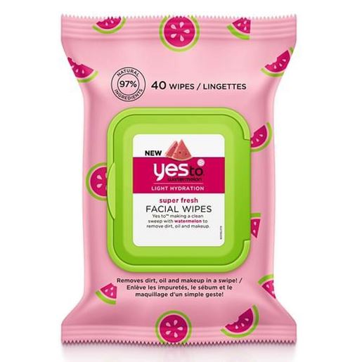 Image sur YES TO FACE WIPES WTRMLN ( 3 X 40 CT   )
