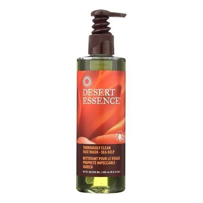 Picture of Desert Essence - Thoroughly Clean Face Wash with Eco Harvest Tea Tree Oil And Sea Kelp - 8.5 fl oz