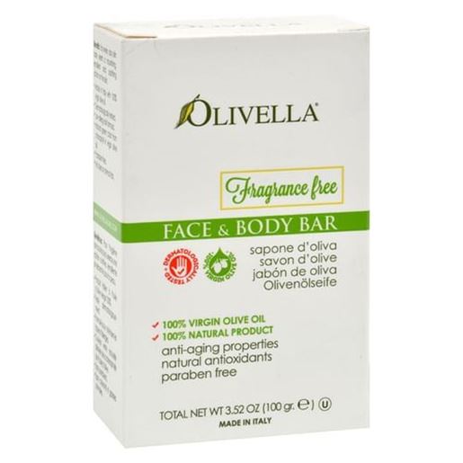 Picture of Olivella Fragrance Free Face And Body Bar - 3.52 oz