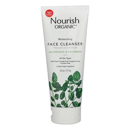 Picture of Nourish Organic Face Cleanser - Moisturizing Cream Cucumber and Watercress - 6 oz