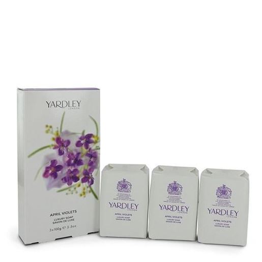 Picture of April Violets by Yardley London 3 x 3.5 oz Soap 3.5 oz (Women)