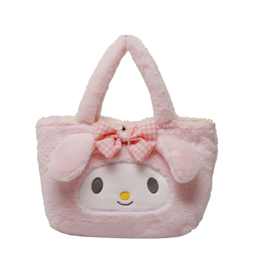 Изображение My Melody Sanrio Hello Kitty Plush Handbag