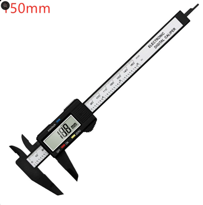 Electronic Digital Caliper Carbon Fiber Dial Vernier Caliper Gauge Micrometer Measuring Tool Digital Ruler